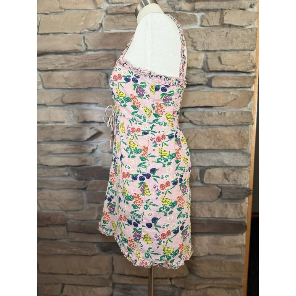 Urban Outfitters Pink Graphic Design Mini Dress Sz M